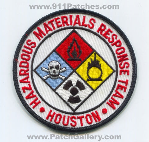 Houston Fire Department Hazardous Material Response Team Patch Texas TX