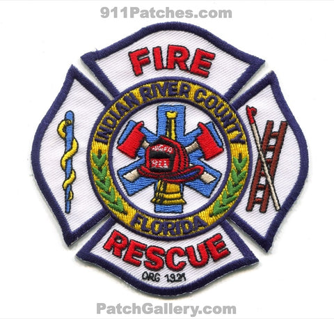 Indian River County Fire Rescue Department Patch Florida FL