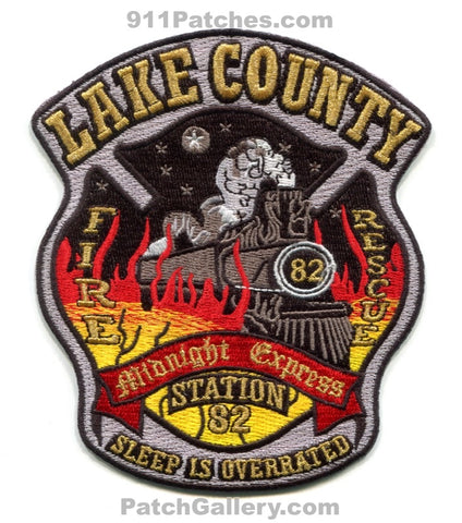 Lake County Fire Rescue Department Station 82 Patch Florida FL