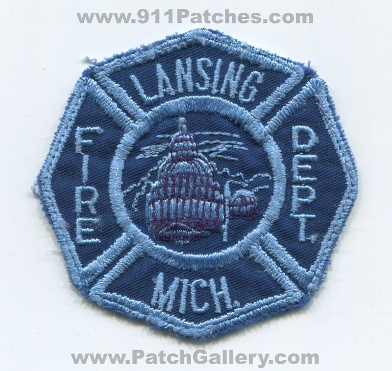 Lansing Fire Department Patch Michigan MI