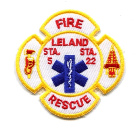 Leland Fire Rescue Department Station 5 Station 22 Patch North Carolina NC