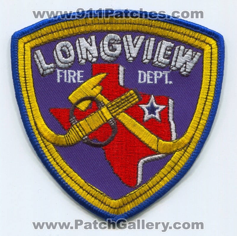 Longview Fire Department Patch Texas TX