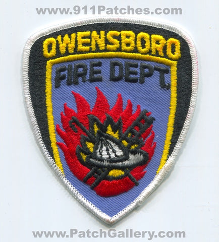 Owensboro Fire Department Patch Kentucky KY