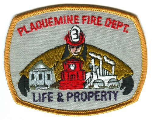 Plaquemine Fire Department Patch Louisiana LA v2 – 911Patches.com